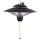 Eurolamp 300-42100 Κρεμαστή Θερμάστρα Αλογόνου 2000W Μαύρο