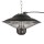 Eurolamp 300-42101 Κρεμαστή Θερμάστρα Αλογόνου με Τηλεχειριστήριο 2000W Μαύρη