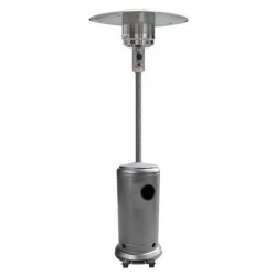 Eurolamp 147-29601 Θερμάστρα Υγραερίου Μανιτάρι 13kW Ασημί