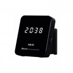 Akai ACRS-4000 Ψηφιακό ρολόι-ξυπνητήρι Bluetooth με USB, micro SD, AM/FM, ασύρματη φόρτιση και διπλή