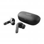 Akai BTE-J20ANC Μαύρα Ασύρματα Ακουστικά Bluetooth V5.3 In-Ear με Βάση Φόρτισης