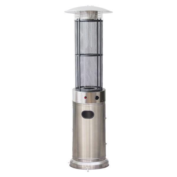 Eurolamp 147-29608 Θερμάστρα Υγραερίου Κυκλική 1,80m 11KW Inox (stainless steel)