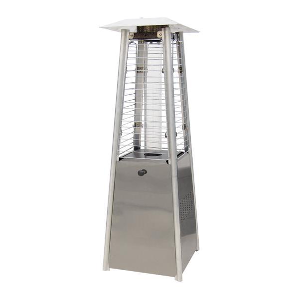 Eurolamp 147-29624 Θερμάστρα Υγραερίου Πύργος Μίνι 89cm 3KW Inox (stainless steel)