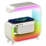 Ασύρματο Ηχείο Bluetooth 5W με Ξυπνητήρι, Ασύρματη Φόρτιση και λάμπα LED RGB XM-G3