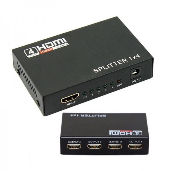Διαχωριστής HDMI - HDMI Splitter - 4 Ports - 880516