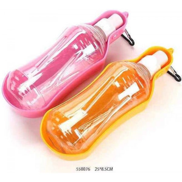 Φορητό μπουκάλι νερού σκύλου - Ποτίστρα - 500ml - 25x8.5cm - 550076
