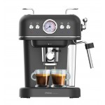 Primo PREM-40444 Καφετιέρα Espresso- Cappucino για Αλεσμένο καφέ και Κάψουλα 20Bar/ 1050W Μαύρη