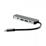 Nsp N16 Γκρι USB-C Hub 5 Σε 1 Type-C σε Hdmi 4K με 2 θύρες Usb, PD 3.0 & Type-C (8340239)