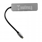 Nsp N16 Γκρι USB-C Hub 5 Σε 1 Type-C σε Hdmi 4K με 2 θύρες Usb, PD 3.0 & Type-C (8340239)