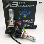 Λάμπες LED - X3 - H7 - 6000lm - 50W - 005655