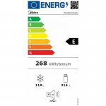 Midea MDRB593FGE02 Ψυγειοκαταψύκτης Total NoFrost Inox