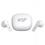 NSP BN510W NSPods Λευκά Αδιάβροχα Ασύρματα Bluetooth, Handsfree In Ear Ακουστικά
