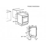 Aeg CCB6442MBM Κουζίνα με Κεραμικές Εστίες Inox