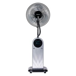 Morris Mmf-3002 Επιδαπέδιος Ανεμιστήρας 16” Υδρονέφωσης Μαύρος
