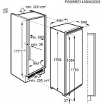 AEG ABE818E6NC 7000 Όρθιος Καταψύκτης No Frost