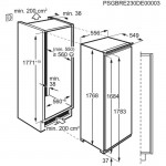 AEG ABE818E6NC 7000 Όρθιος Καταψύκτης No Frost