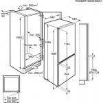 AEG SCE819E5TS 6000 TWINTECH® Εντοιχιζόμενος Ψυγειοκαταψύκτης NoFrost