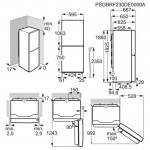 AEG RCB632E8MX 6000 Ψυγειοκαταψύκτης