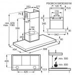 AEG DBE5960HB 8000 Απορροφητήρας Καμινάδα Breeze
