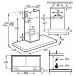 AEG DBB4651M 6000 Απορροφητήρας Καμινάδα