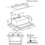 AEG DPB3632S 5000 Συρόμενος Απορροφητήρας Extractor