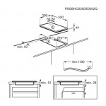 AEG IKB32300CB 3000 Επαγωγική Εστία Domino