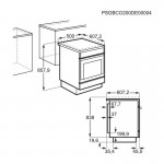 AEG CCB56481BW 400 Κεραμική Κουζίνα