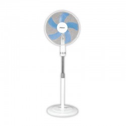 Primo PRSF-80447 Ανεμιστήρας με Ορθοστάτη Λευκό/Μπλέ 50W
