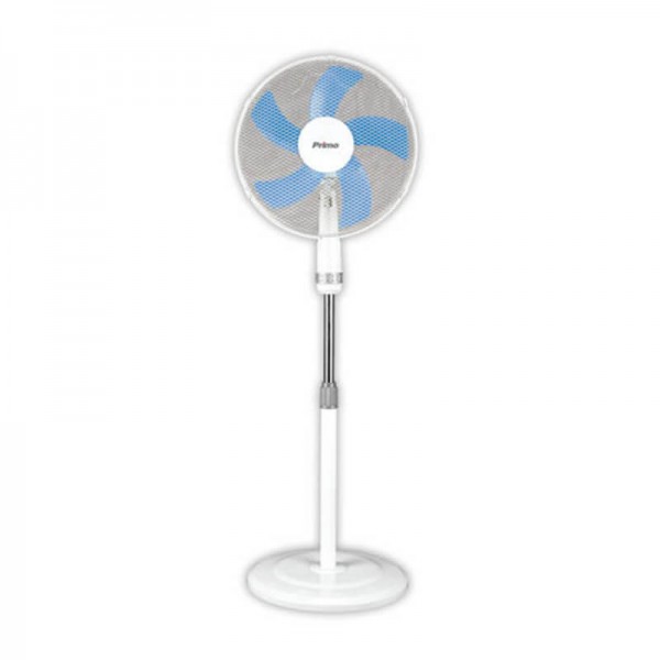 Primo PRSF-80447 Ανεμιστήρας με Ορθοστάτη Λευκό/Μπλέ 50W