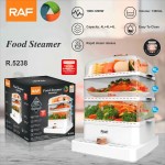 Ατμομάγειρας με 3 Επίπεδα Μαγειρέματος 12lt Raf R.5238 – Food Steamer Ατμομάγειρας με 3 Επίπεδα Μαγειρέματος 12lt Raf R.5238 – Food Steamer
