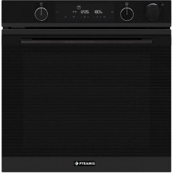 Pyramis PO78104040EBLM Φούρνος Ατμού άνω Πάγκου 78lt Μαύρος Ματ (034070601)