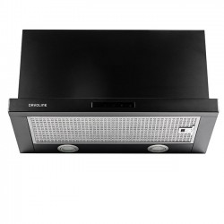 Davoline HQ Pro Black 60 Συρόμενος Απορροφητήρας με Μοτέρ Inverter 700m3 Μαύρος