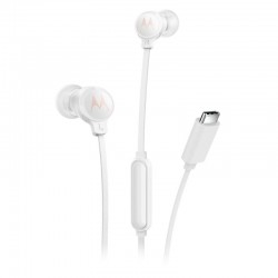 Motorola Earbuds 3C-S Λευκά In ear ακουστικά ψείρες handsfree με καλώδιο 1.2μ.