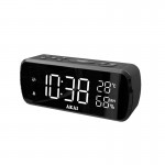 Akai ACR-1080 Ψηφιακό ρολόι-ξυπνητήρι με ραδιόφωνο FM, USB για φόρτιση, ένδειξη θερμοκρασίας-υγρασία