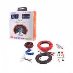 PerVoi Σετ Εγκατάστασης Ενισχυτή Ήχου Αυτοκινήτου 8AWG 1000W CTC-74AG