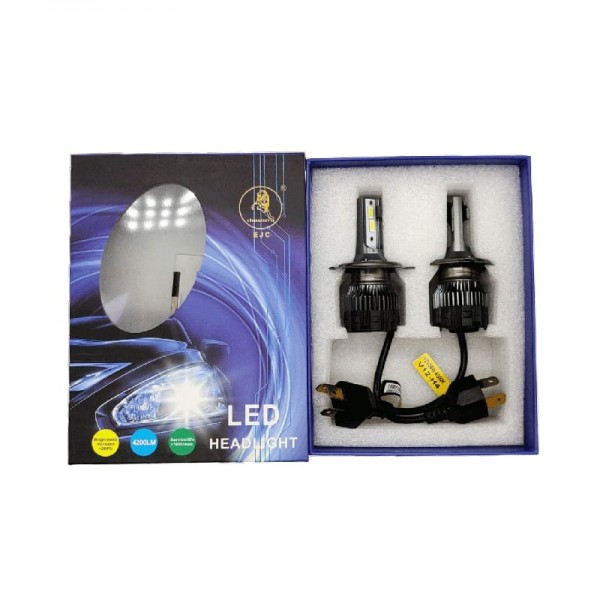 Led λάμπες H4 72w 12v 4200LM EJC