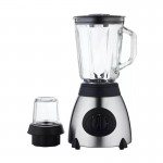 RAF Μπλέντερ με Γυάλινη Κανάτα 1.5lt 1000W Inox R.295