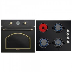 ΣΕΤ ΦΟΥΡΝΟΣ MH-6051 BL RETRO + ΕΣΤΙΑ ΜΙΚΤΗ MH-6109 3 ΥΓΡΑΕΡΙΟΥ + 1 ΚΕΡΑΜΙΚΟ MULTIHOME