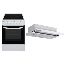 ΣΕΤ ΚΟΥΖΙΝΑ ΗΛΕΚΤΡΙΚΗ SF6120CFVW + ΑΠΟΡ ΣΥΡ SF6664 WHITE SILIFO