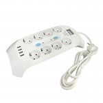 Qiao Sheng Πολύμπριζο 8 Θέσεων 10Α/250V-2500W 2m NO:3278