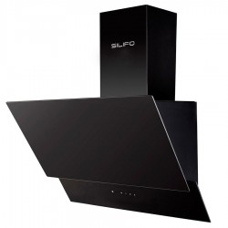 Silifo SF-6610 Απορροφητήρας Καμινάδα Μαύρο Γυαλί με Χειρηστήριο