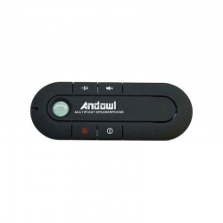 Andowl Σύστημα Bluetooth Handsfree Αυτοκινήτου για το Αλεξήλιο Q-324
