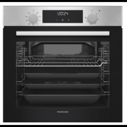 Princess FN-65000X Εντοιχιζόμενος φούρνος άνω πάγκου Inox με Ταψί Air-Fry