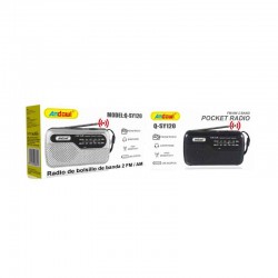 Andowl Επιτραπέζιο Ραδιόφωνο Μπαταρίας Q-SY120 Ασημί