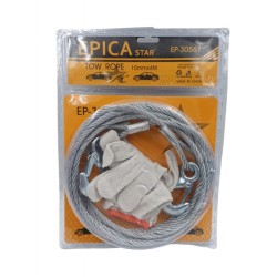 EPICA STAR Συρματόσχοινο ρυμούλκησης 4Mx10mm EP-30561