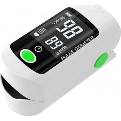 Andowl Παλμικό Οξύμετρο Δακτύλου με Οθόνη LED Λευκό X-1805