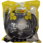 Andowl Braided Cable HDMI male - HDMI male 20m Μαύρο QHD200