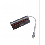 Andowl USB 3.0 Hub 4 Θυρών με σύνδεση USB-C Q-HU5B