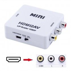 Mίνι μετατροπέας video converter AV2HDMI 1080p