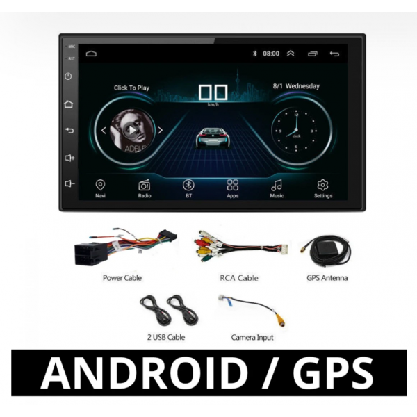 Ηχοσύστημα Αυτοκινήτου (Bluetooth/USB/GPS) με Οθόνη Αφής 7 CTC-7805B